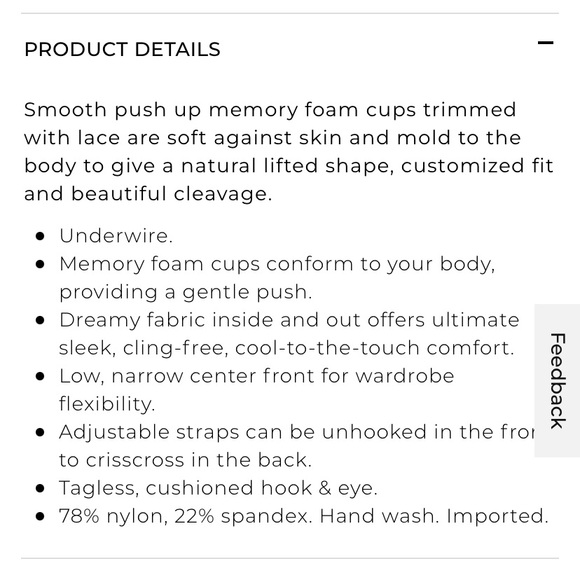 Soma Memorable Push up Lace trim bra 36C - Picture 8 of 8